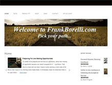 Tablet Screenshot of frankborelli.com
